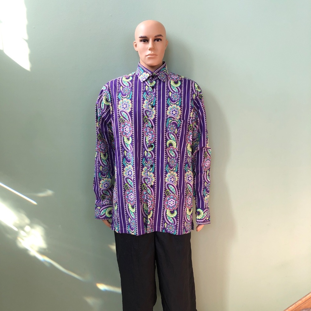 Christian Dior x Vera Bradley Men's Button Up COA - Picture 2 of 10